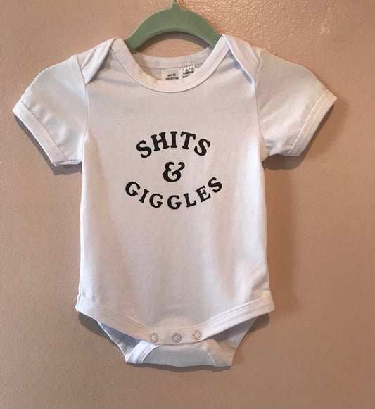 SHITS & GIGGLES onesie