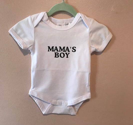 MAMA’S BOY onesie