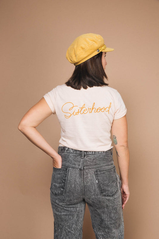 Women for Women + SISTERHOOD fitted crewneck tee