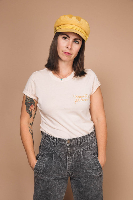 Women for Women + SISTERHOOD fitted crewneck tee